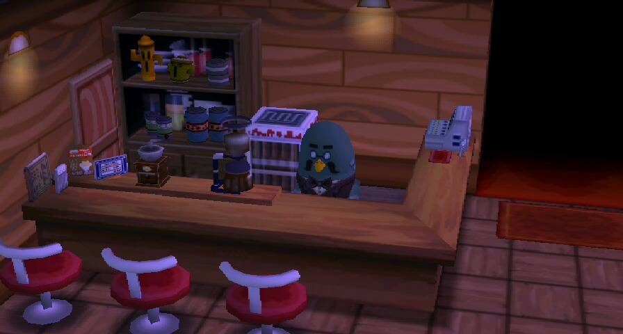 喫茶鳩の巣にて もりのせいかつ Animal Crossing